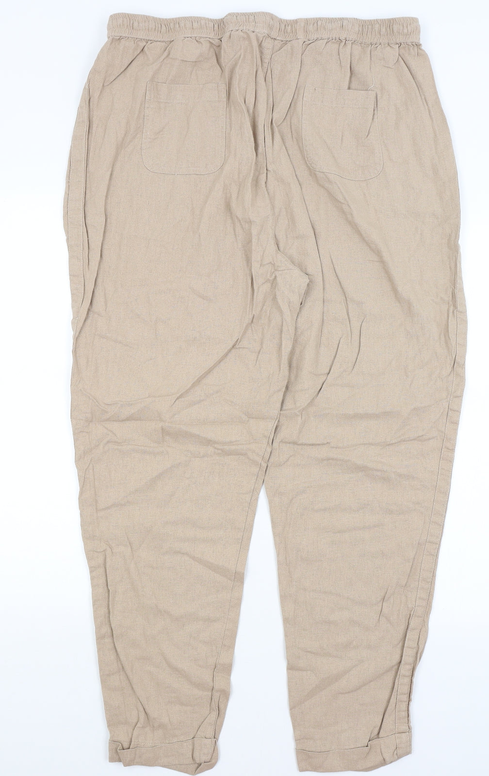 Simply Stock Shop Womens Brown   Trousers  Size 20 L28 in