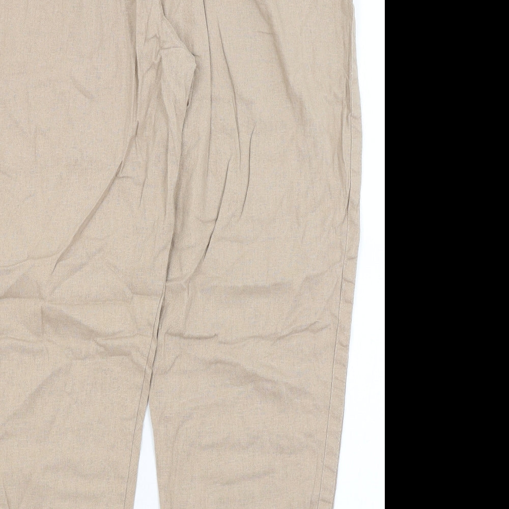 Simply Stock Shop Womens Brown   Trousers  Size 20 L28 in