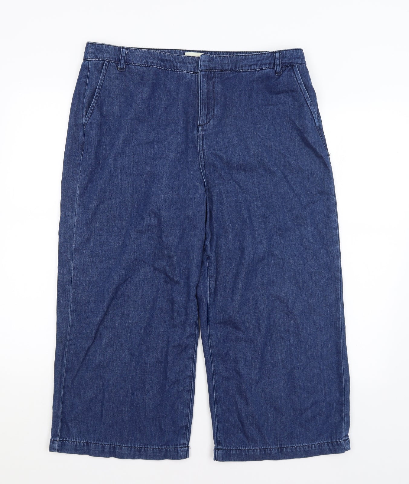 White Stuff Womens Blue   Culotte Shorts Size 14