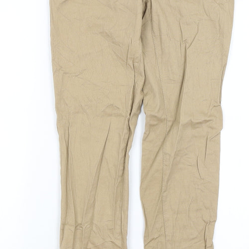 H&M Womens Brown   Chino Trousers Size 8 L29 in