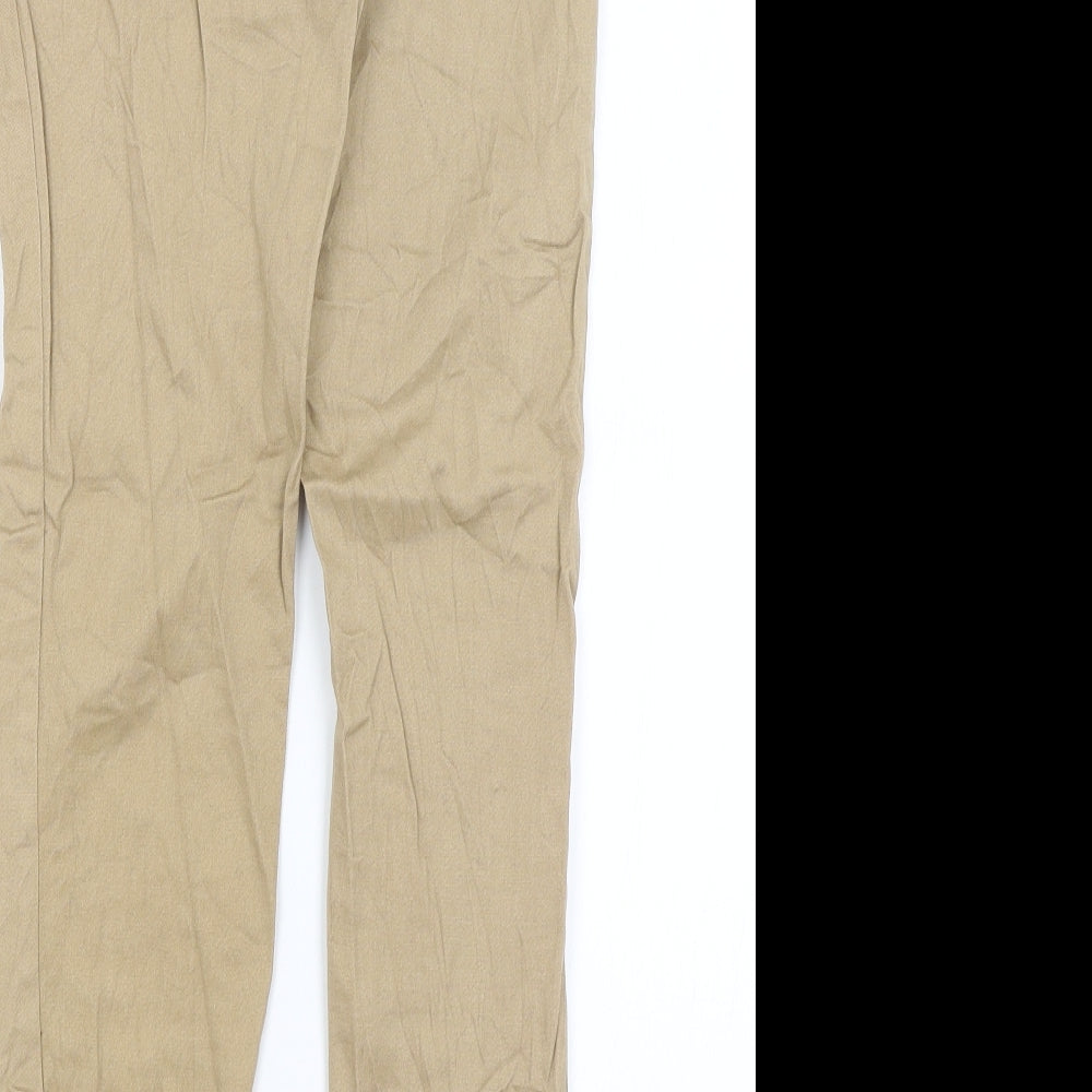 H&M Womens Brown   Chino Trousers Size 8 L29 in