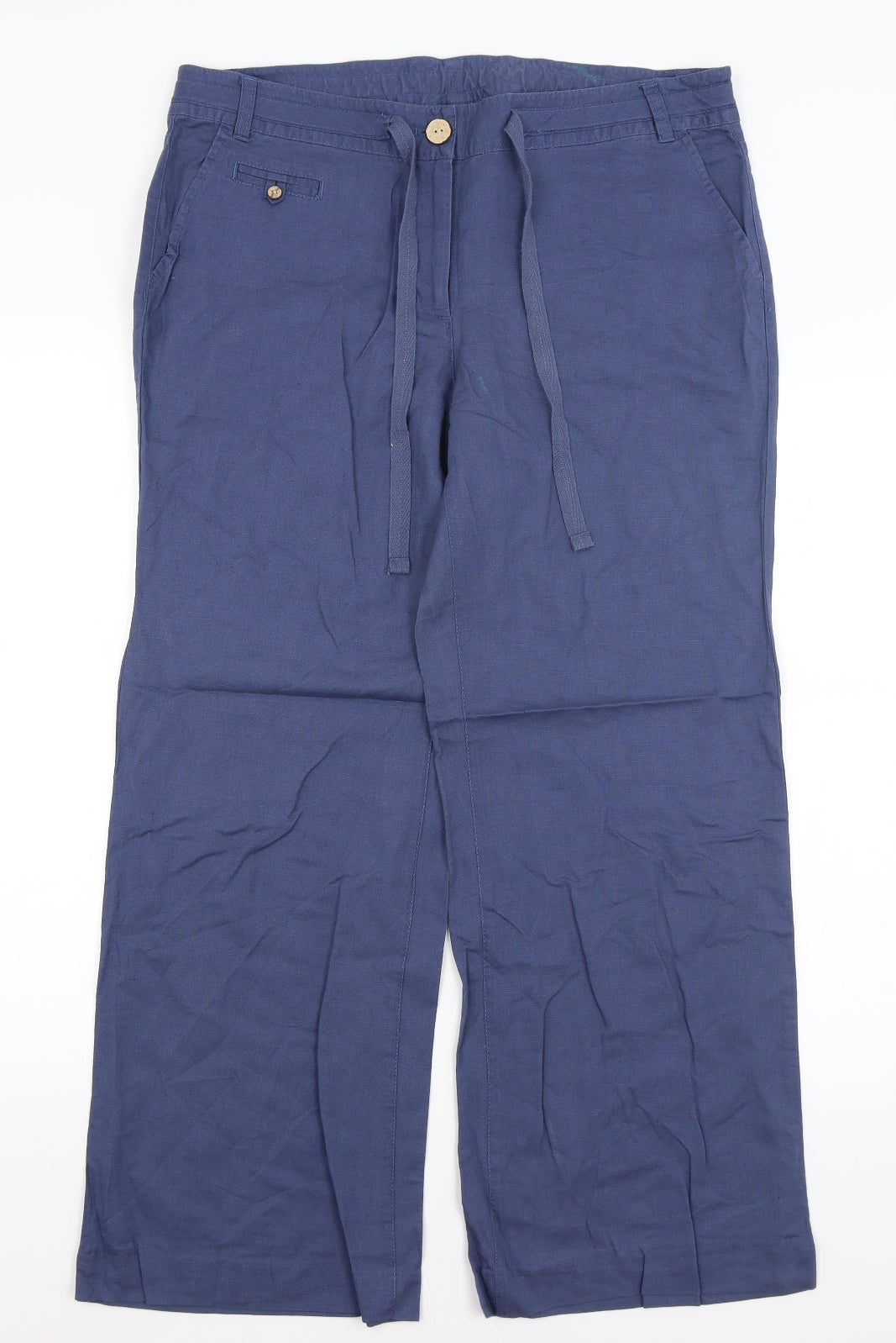 Lands End Womens Blue   Trousers  Size 14 L28 in