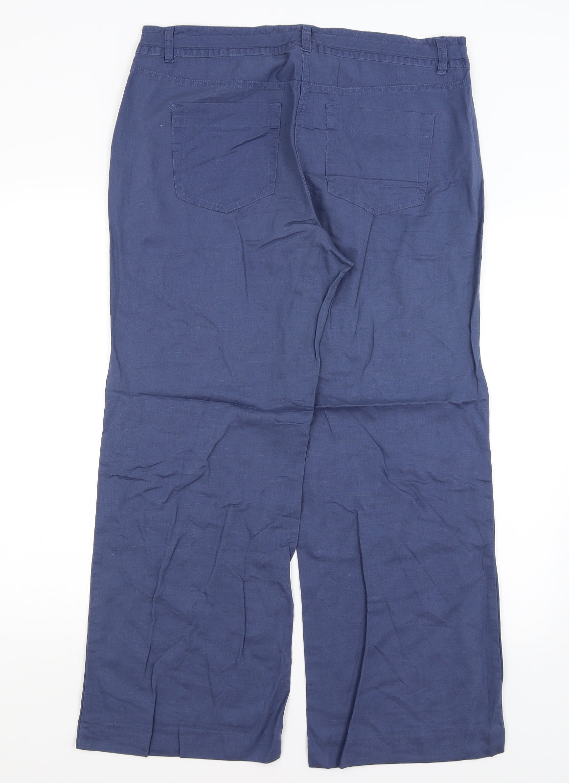 Lands End Womens Blue   Trousers  Size 14 L28 in