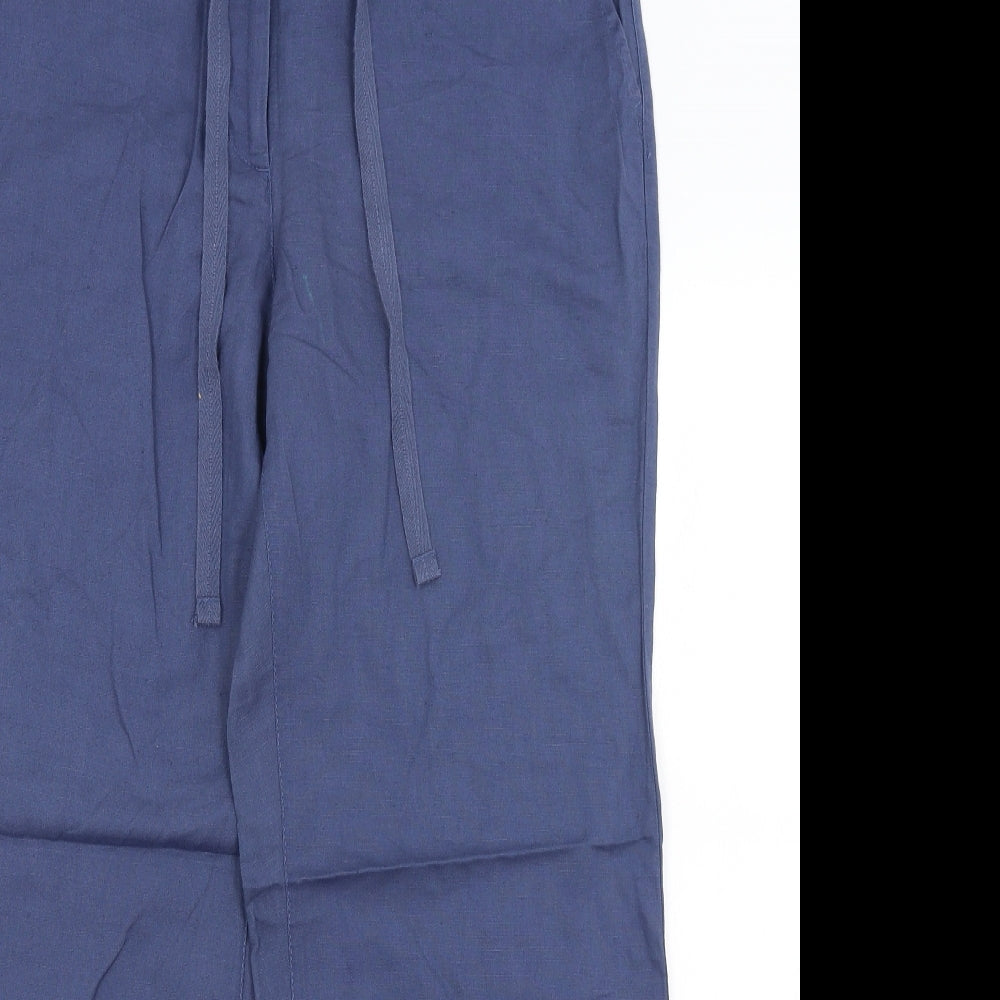 Lands End Womens Blue   Trousers  Size 14 L28 in