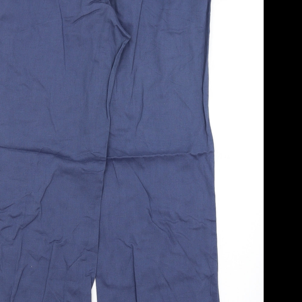 Lands End Womens Blue   Trousers  Size 14 L28 in