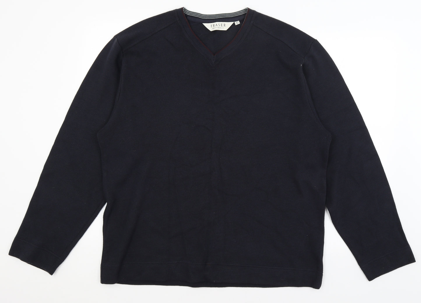 Fraser Mens Blue   Pullover Jumper Size L