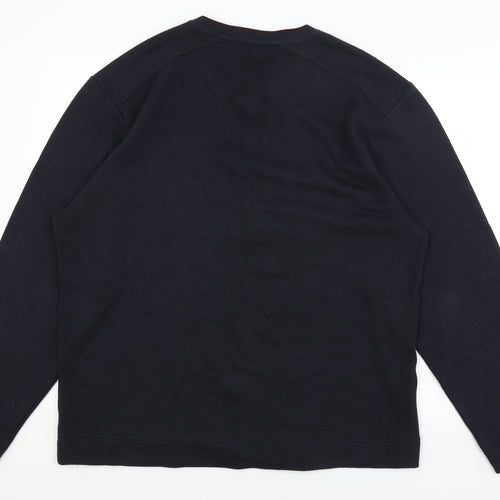 Fraser Mens Blue   Pullover Jumper Size L