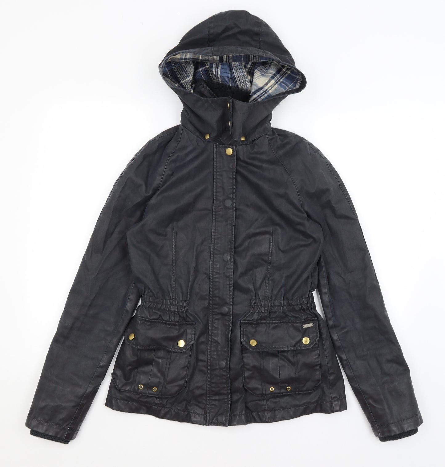 Zara Womens Black   Windbreaker Coat Size S