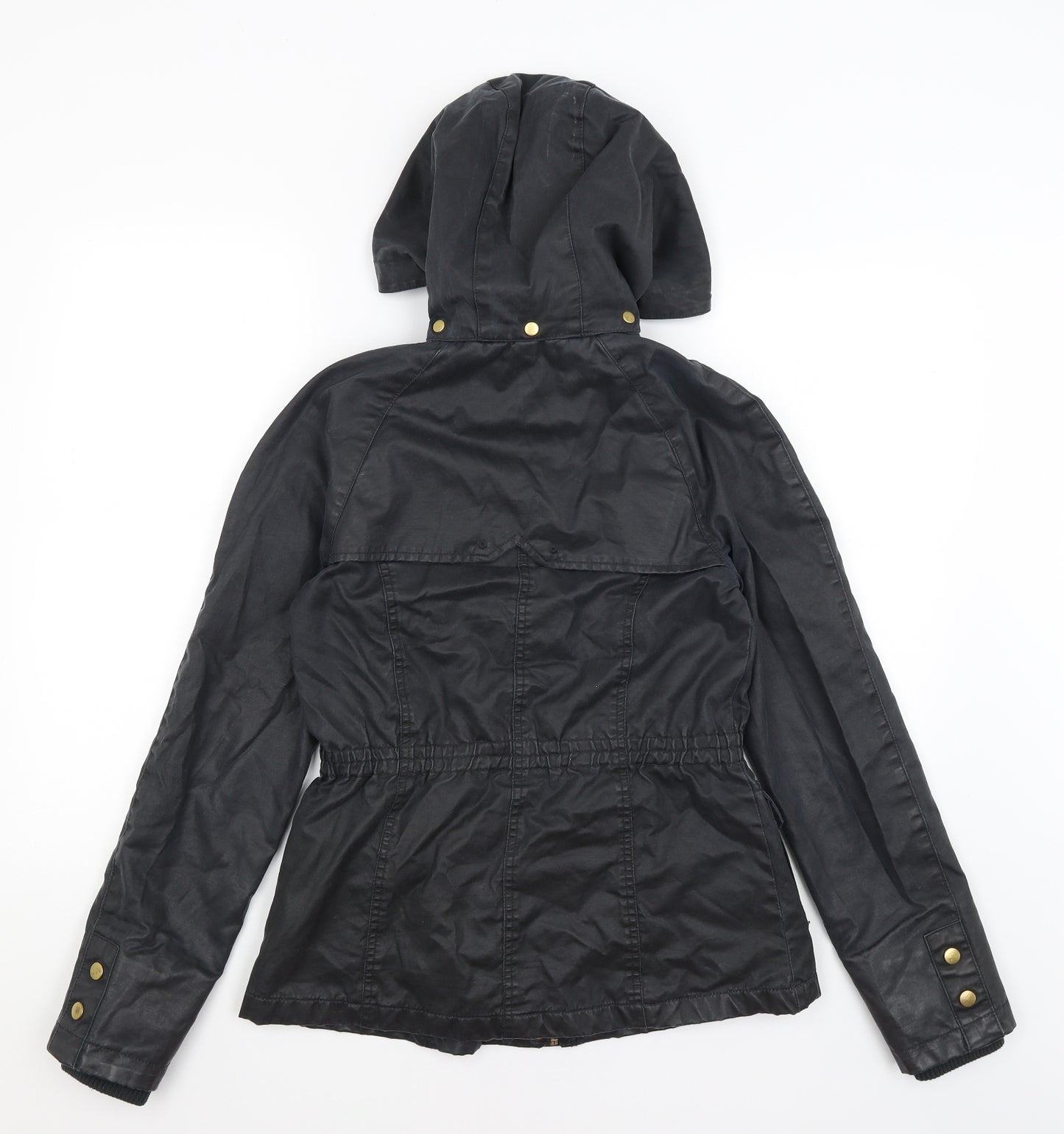 Zara Womens Black   Windbreaker Coat Size S