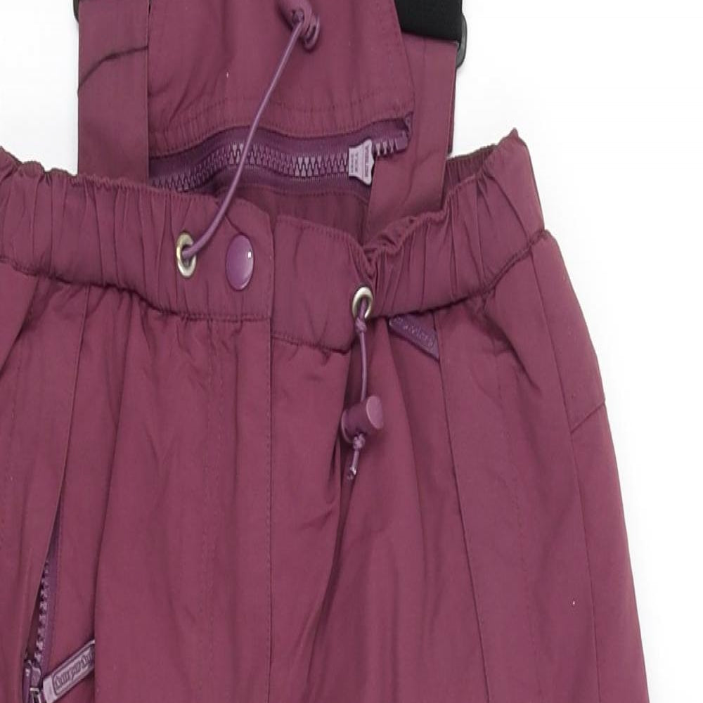 Deux par Deux Girls Pink   Snow Pants Trousers Size 6 Years