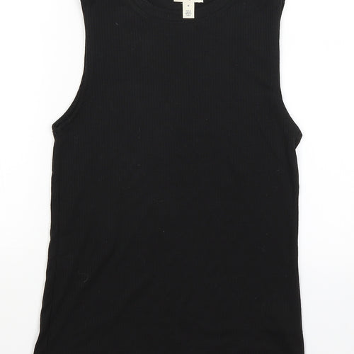 Maison Jules Womens Black   Basic Tank Size M