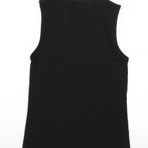 Maison Jules Womens Black   Basic Tank Size M