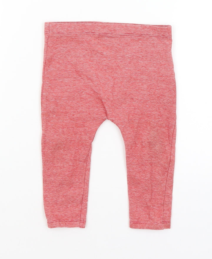 Fred & Flo Baby Red Capri Trousers Size 9-12 Months
