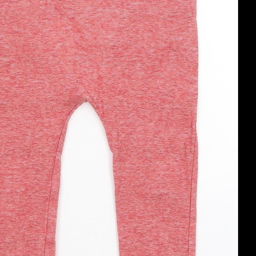 Fred & Flo Baby Red   Capri Trousers Size 9-12 Months