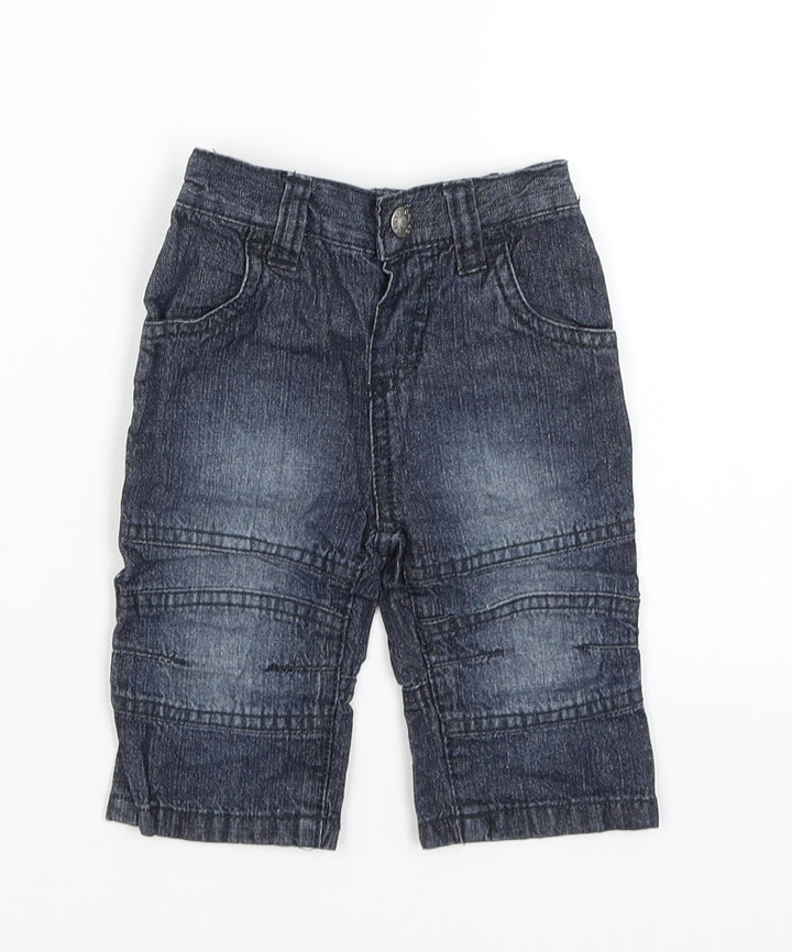 Early Days Baby Blue Capri Trousers Size 3-6 Months