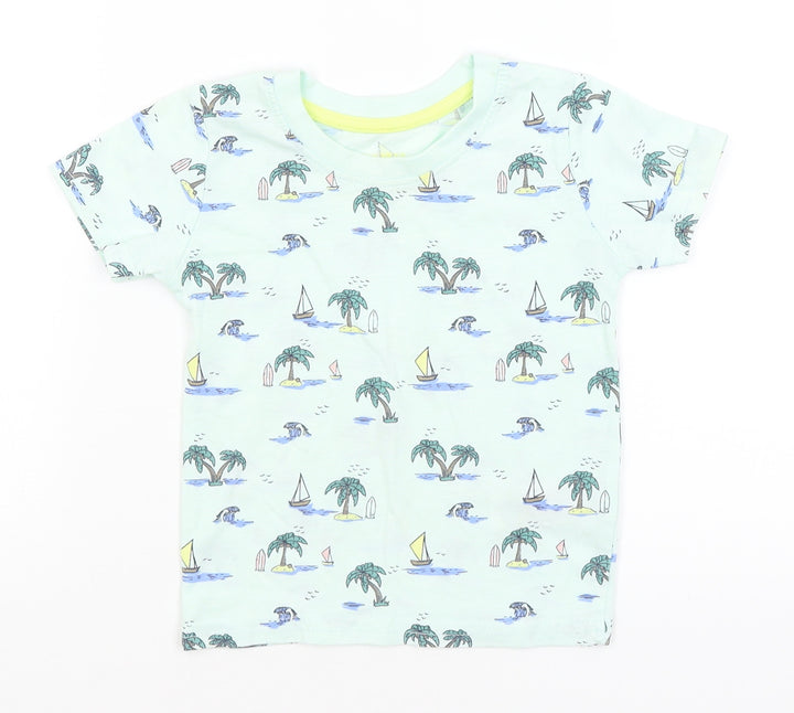 Primark Baby Blue Basic T-Shirt Size 12-18 Months - Islands
