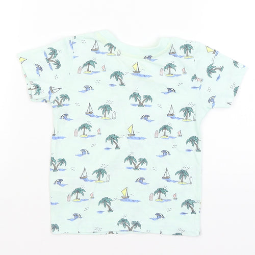 Primark Baby Blue   Basic T-Shirt Size 12-18 Months  - Islands