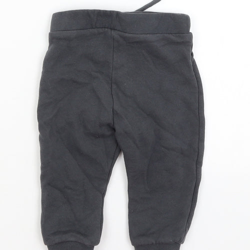 F&F Baby Grey   Jogger Trousers Size 9-12 Months