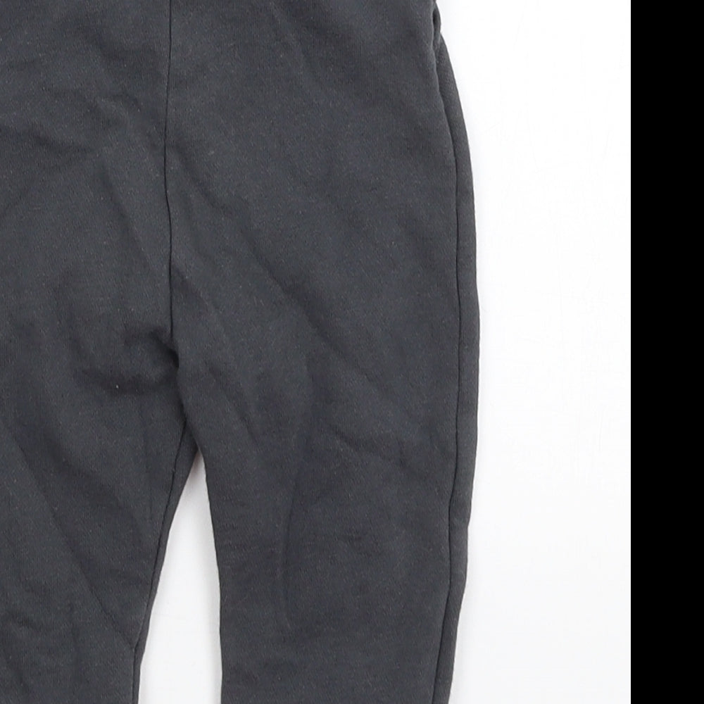 F&F Baby Grey   Jogger Trousers Size 9-12 Months