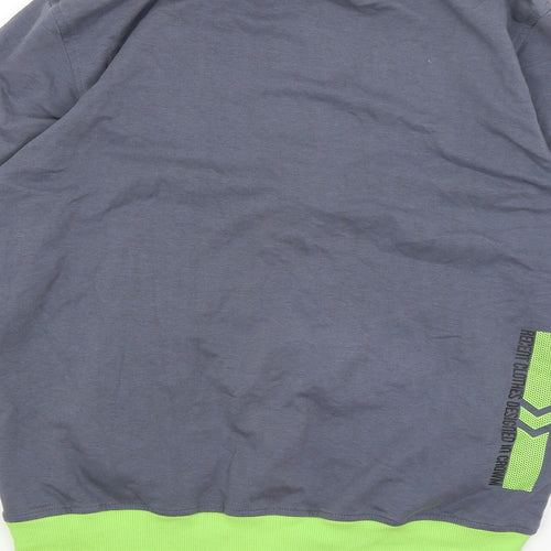 Cromns Mens Grey   Full Zip Jumper Size M