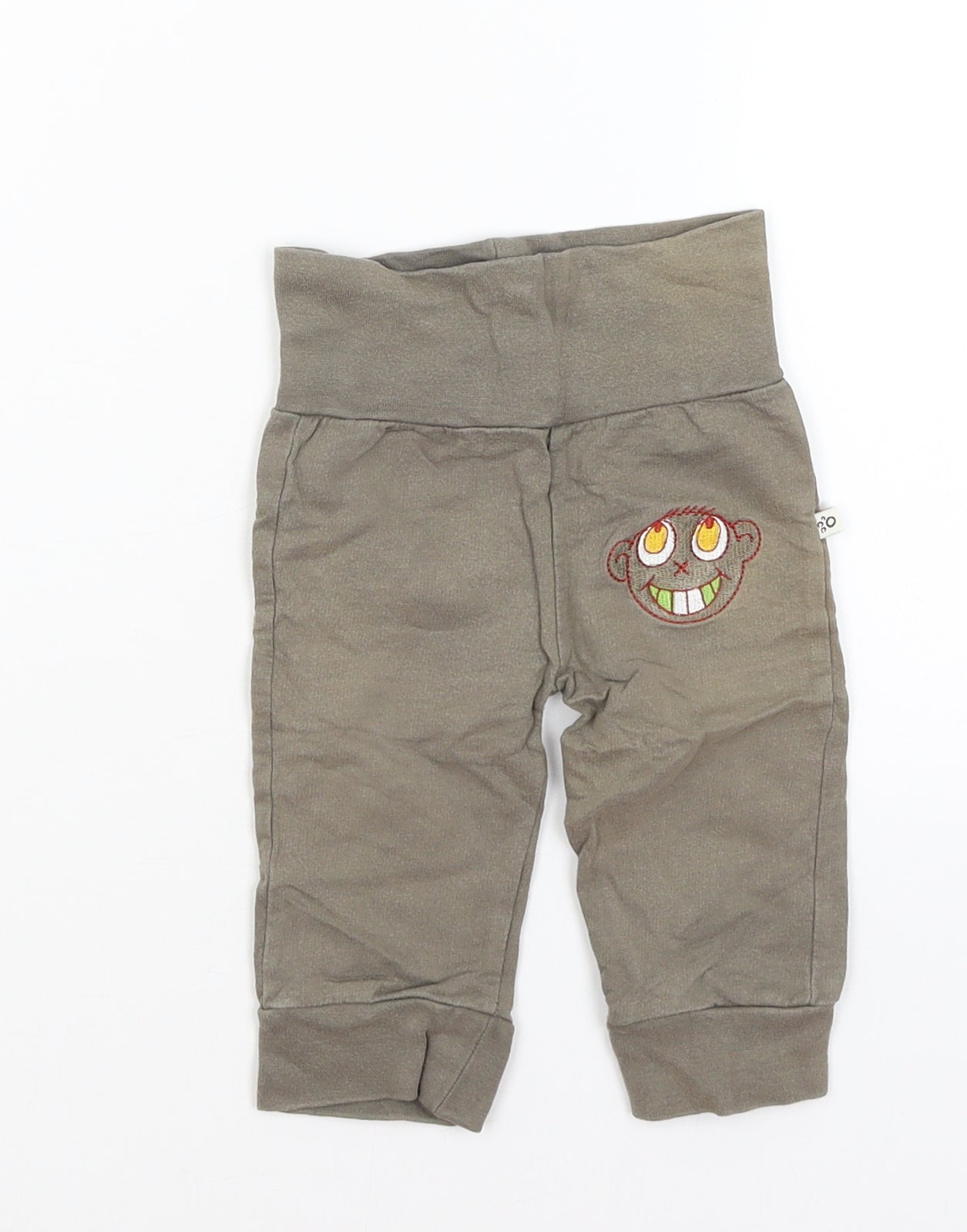 My Little Bear Baby Green   Jogger Trousers Size 3-6 Months