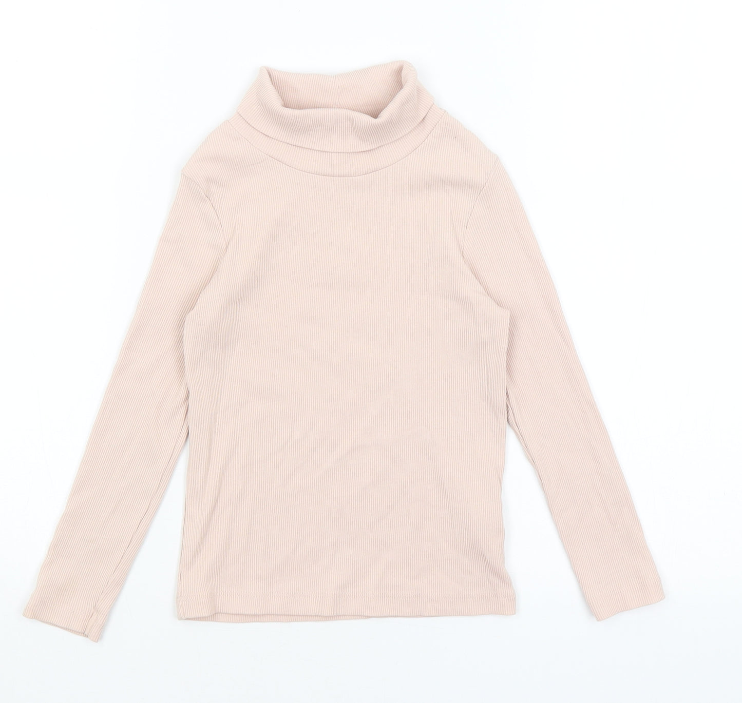 George Girls Pink   Basic T-Shirt Size 4-5 Years