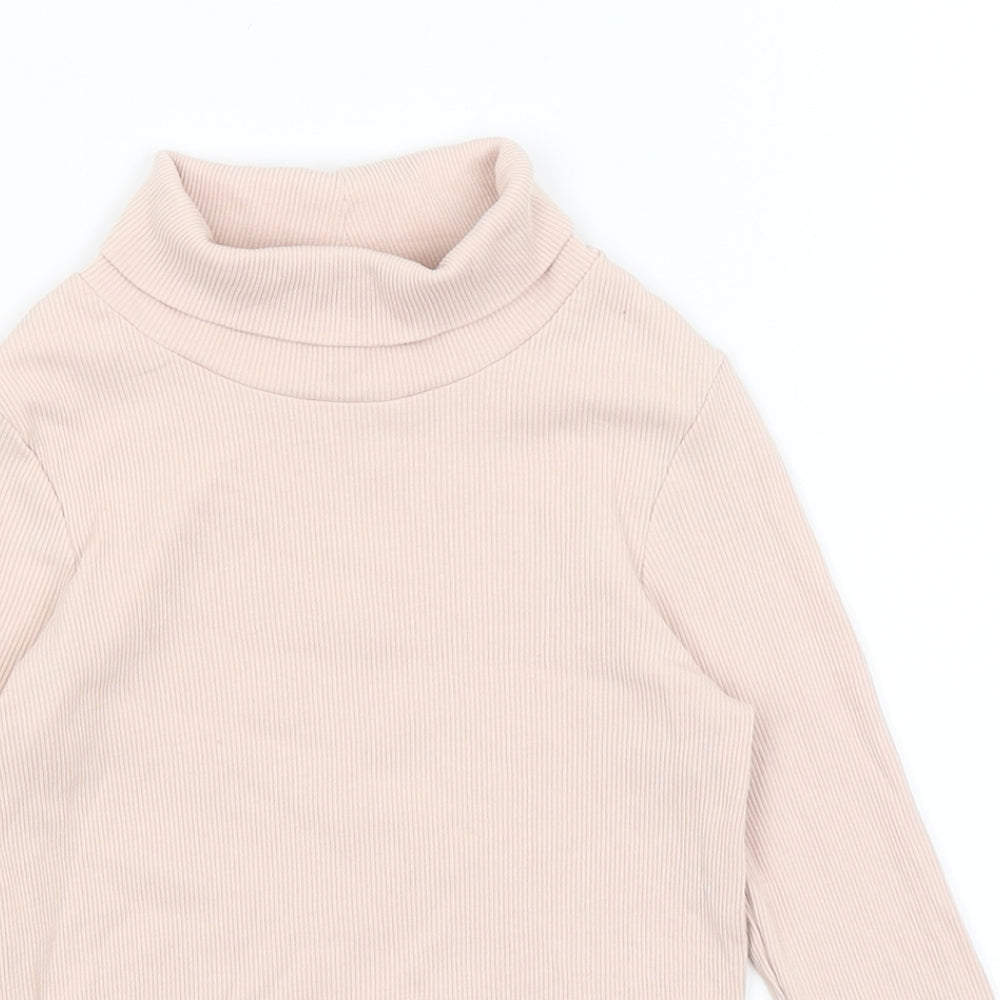 George Girls Pink   Basic T-Shirt Size 4-5 Years