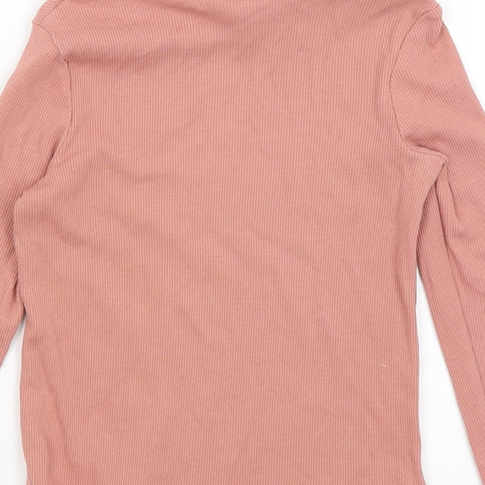 George Girls Pink   Basic T-Shirt Size 4-5 Years