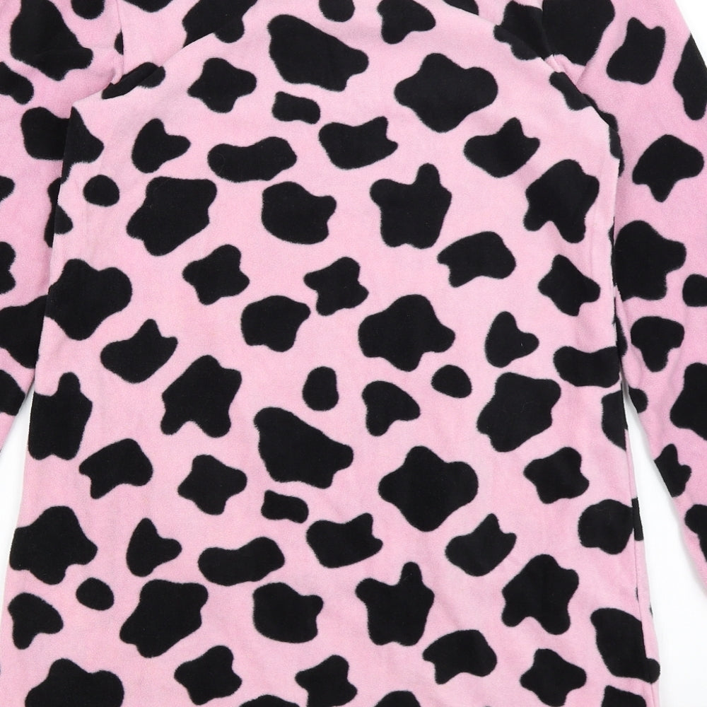 Peacocks Girls Pink Animal Print  Top Nightshirt Size 12-13 Years  - Pasture Bedtime