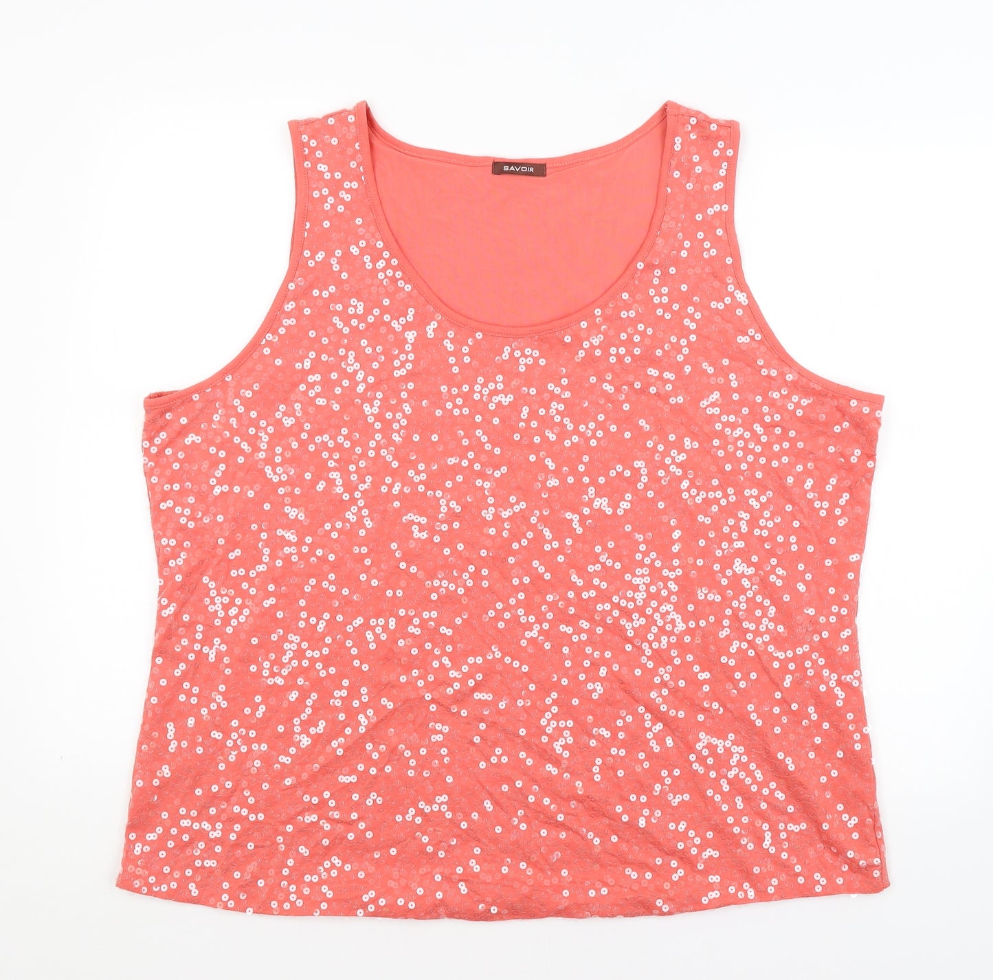 Savoir Womens Orange   Basic Tank Size 24