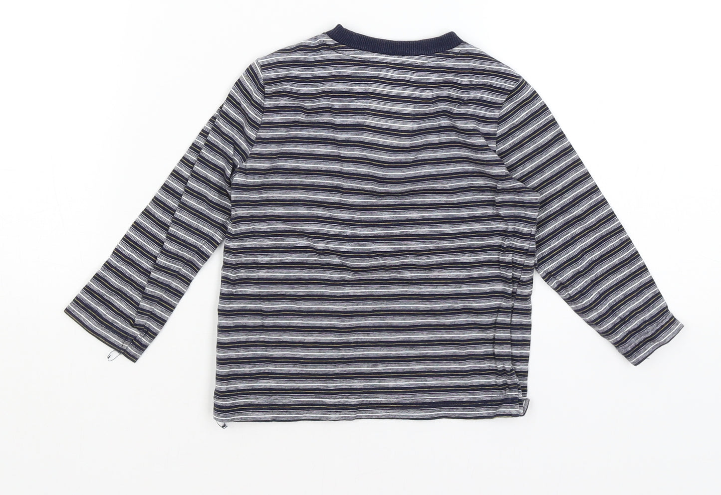 F&F Baby Blue Striped  Basic T-Shirt Size 12-18 Months