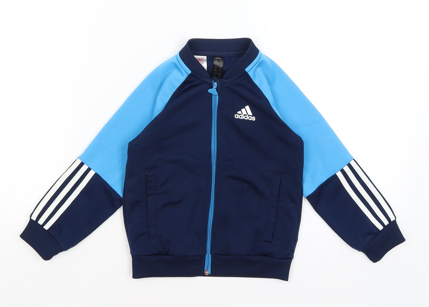 adidas Baby Blue   Full Zip Jumper Size 18-24 Months