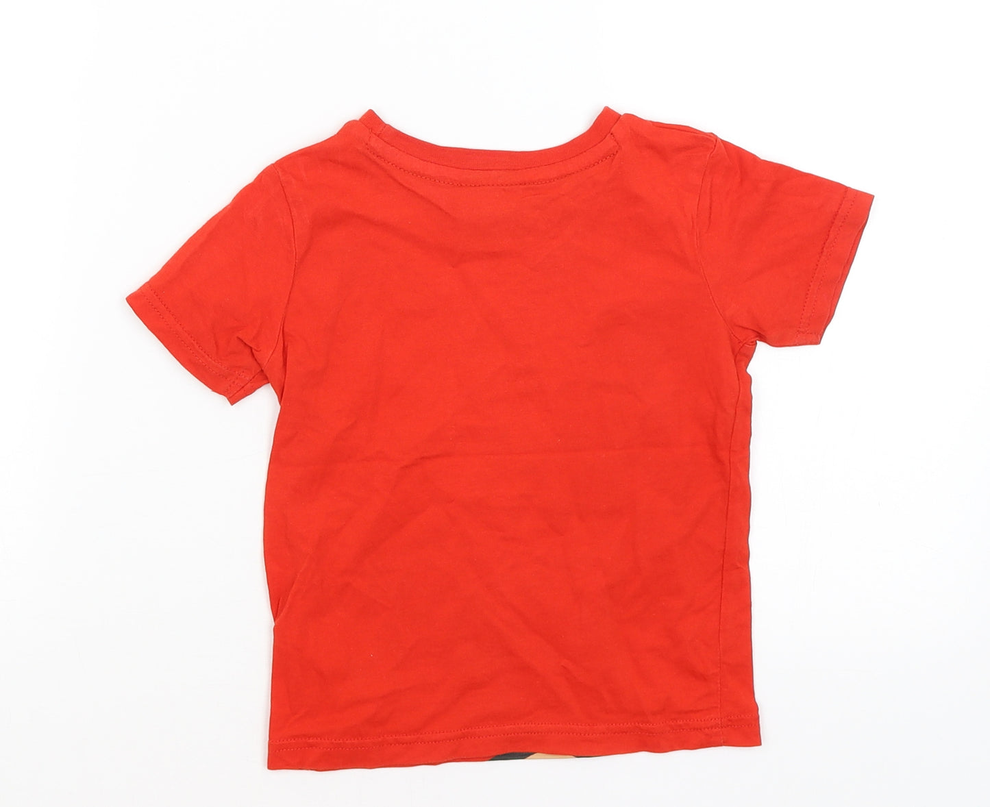 George Boys Red   Basic T-Shirt Size 2-3 Years  - It's A Bing Thing