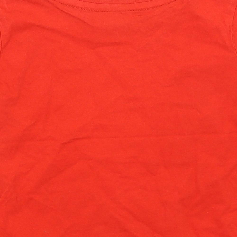 George Boys Red   Basic T-Shirt Size 2-3 Years  - It's A Bing Thing