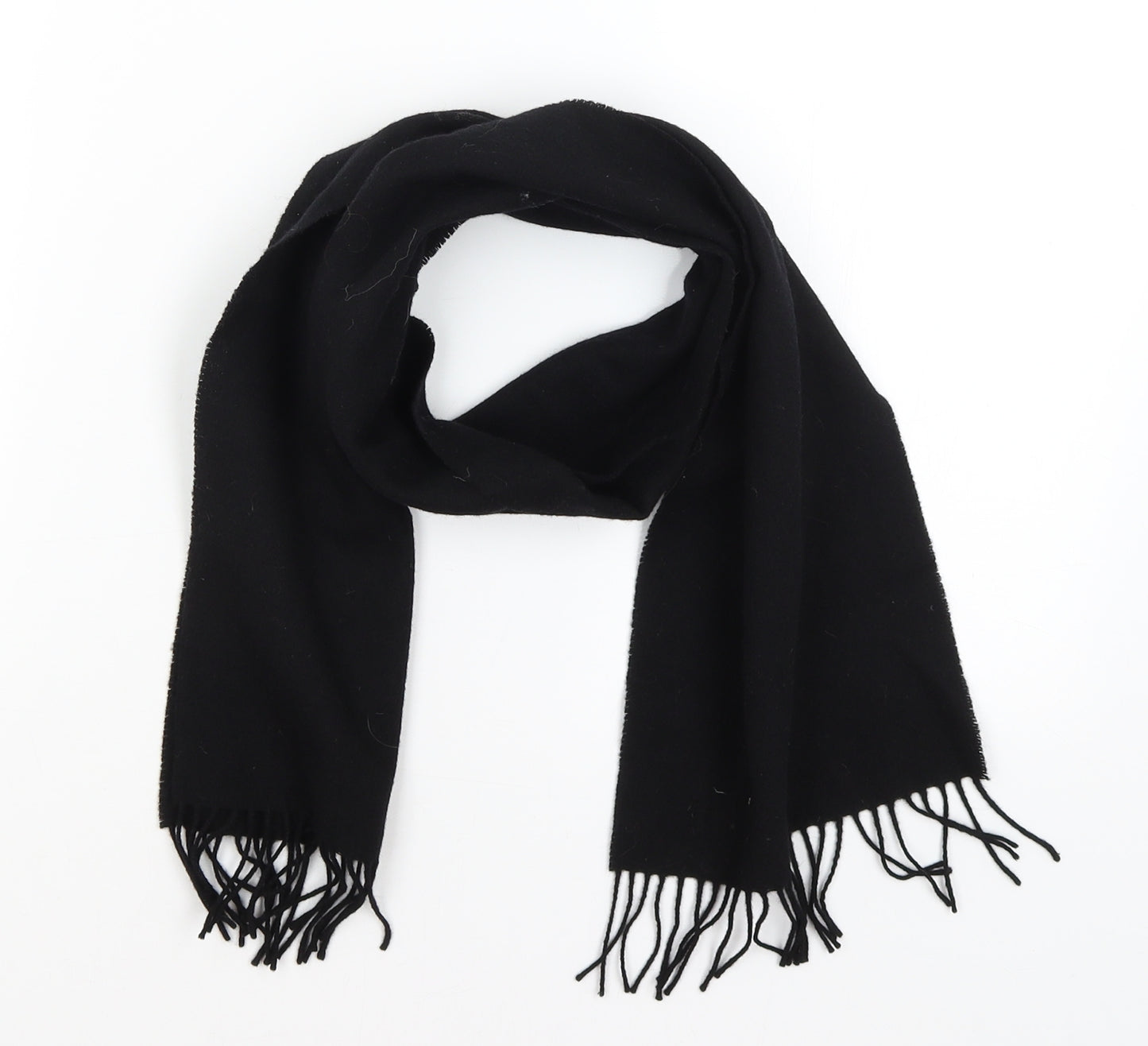 Preworn Womens Black    Scarf