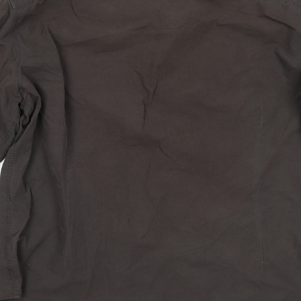 NEXT Mens Brown    Button-Up Size L