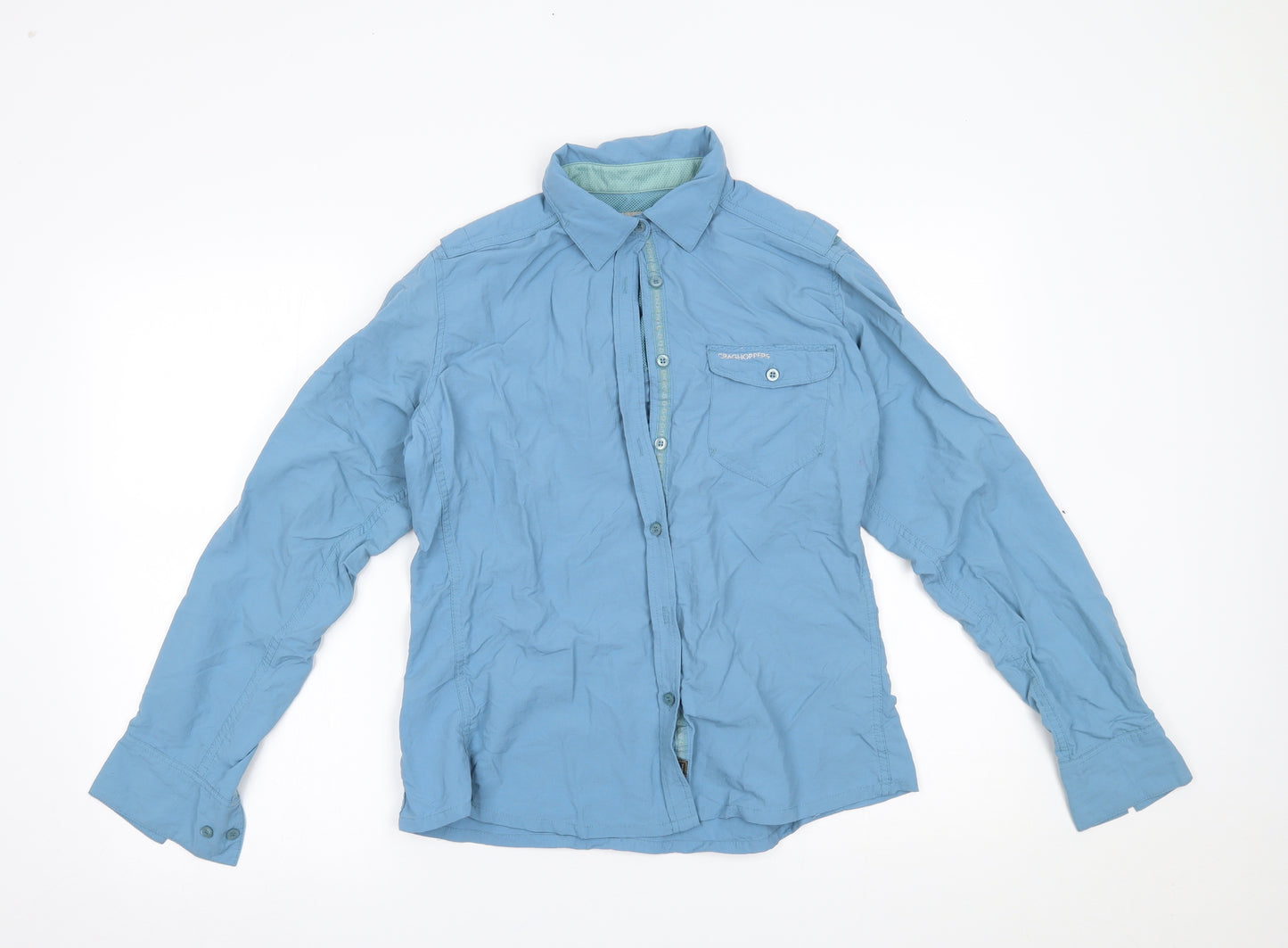 Craghoppers Womens Blue   Basic Button-Up Size 14