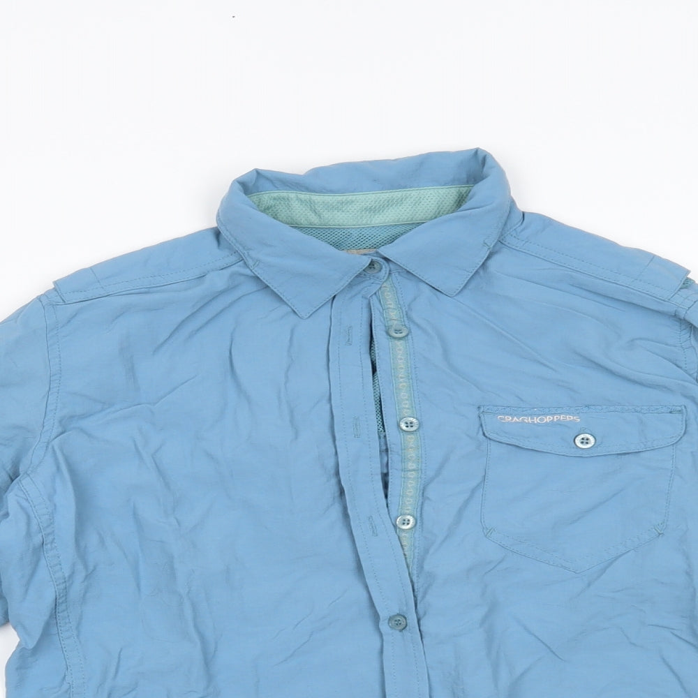 Craghoppers Womens Blue   Basic Button-Up Size 14