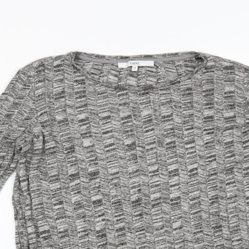 NEXT Womens Grey   Basic Blouse Size 16