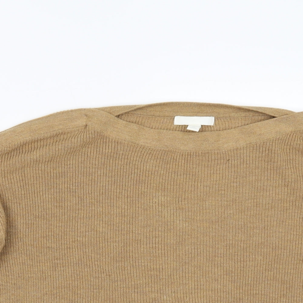 H&M Womens Brown   Pullover Jumper Size S