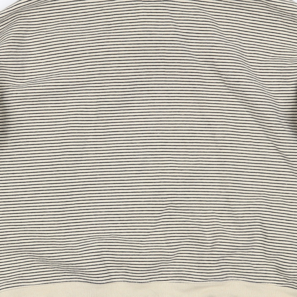 Joules Womens Beige Striped  Pullover Jumper Size 18