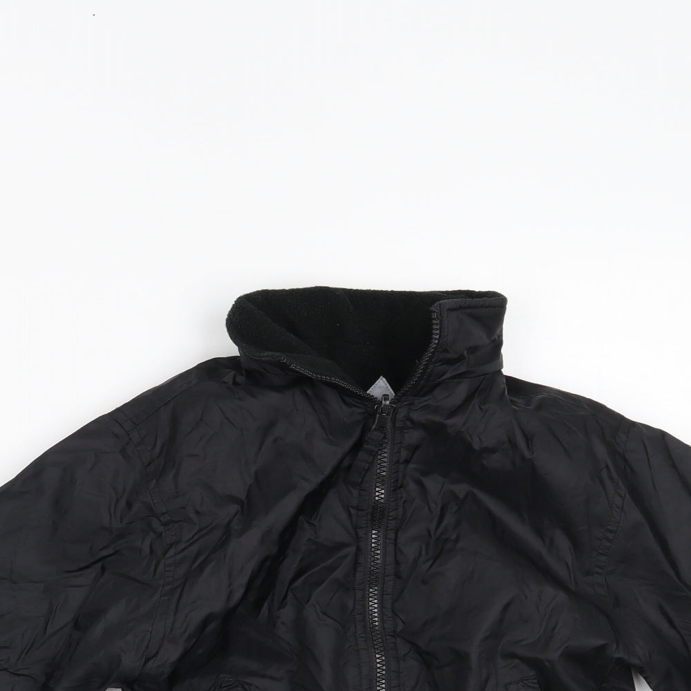 Blue Max Boys Black   Basic Coat Coat Size 3-4 Years