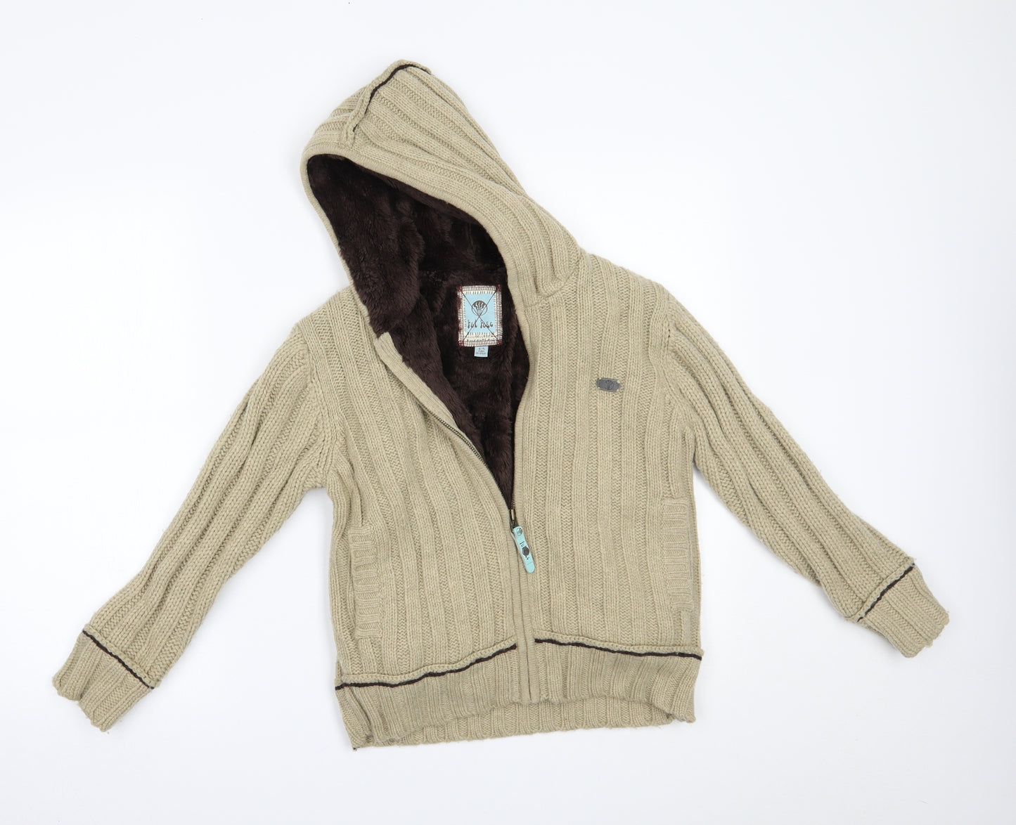 Fat Face Boys Brown   Basic Jacket Jacket Size 8-9 Years