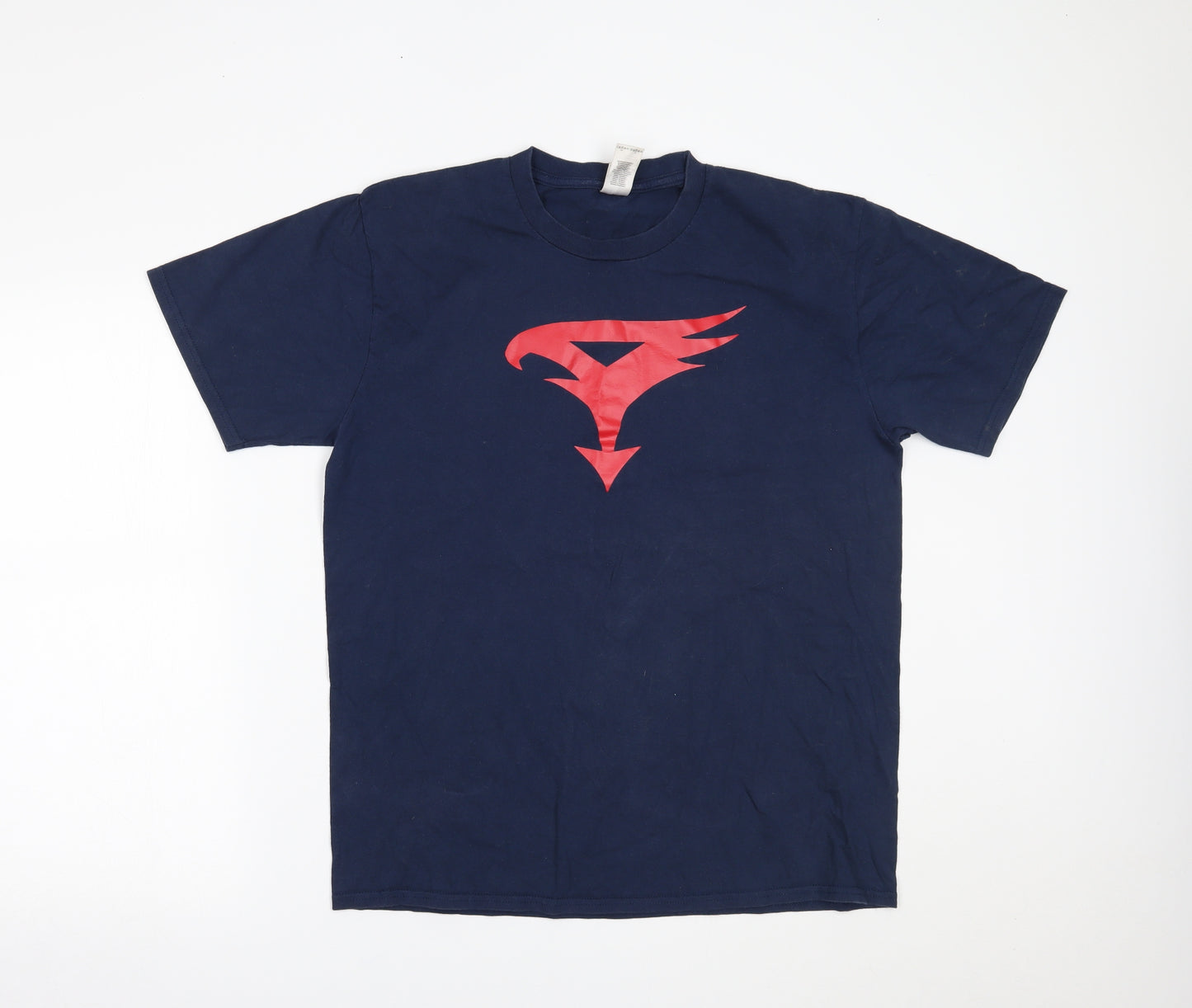 Gildan Mens Blue    T-Shirt Size L