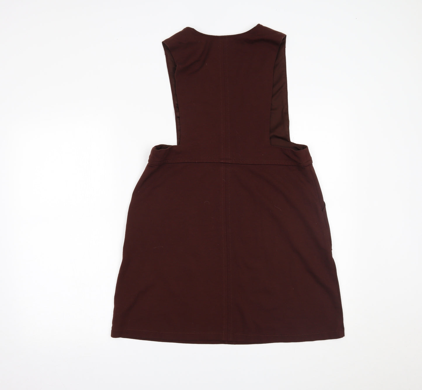 NEXT Womens Brown   Pinafore/Dungaree Dress  Size 14