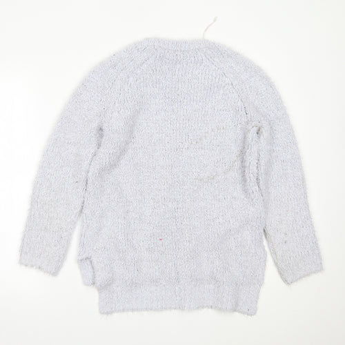 F&F Womens White   Pullover Jumper Size 10