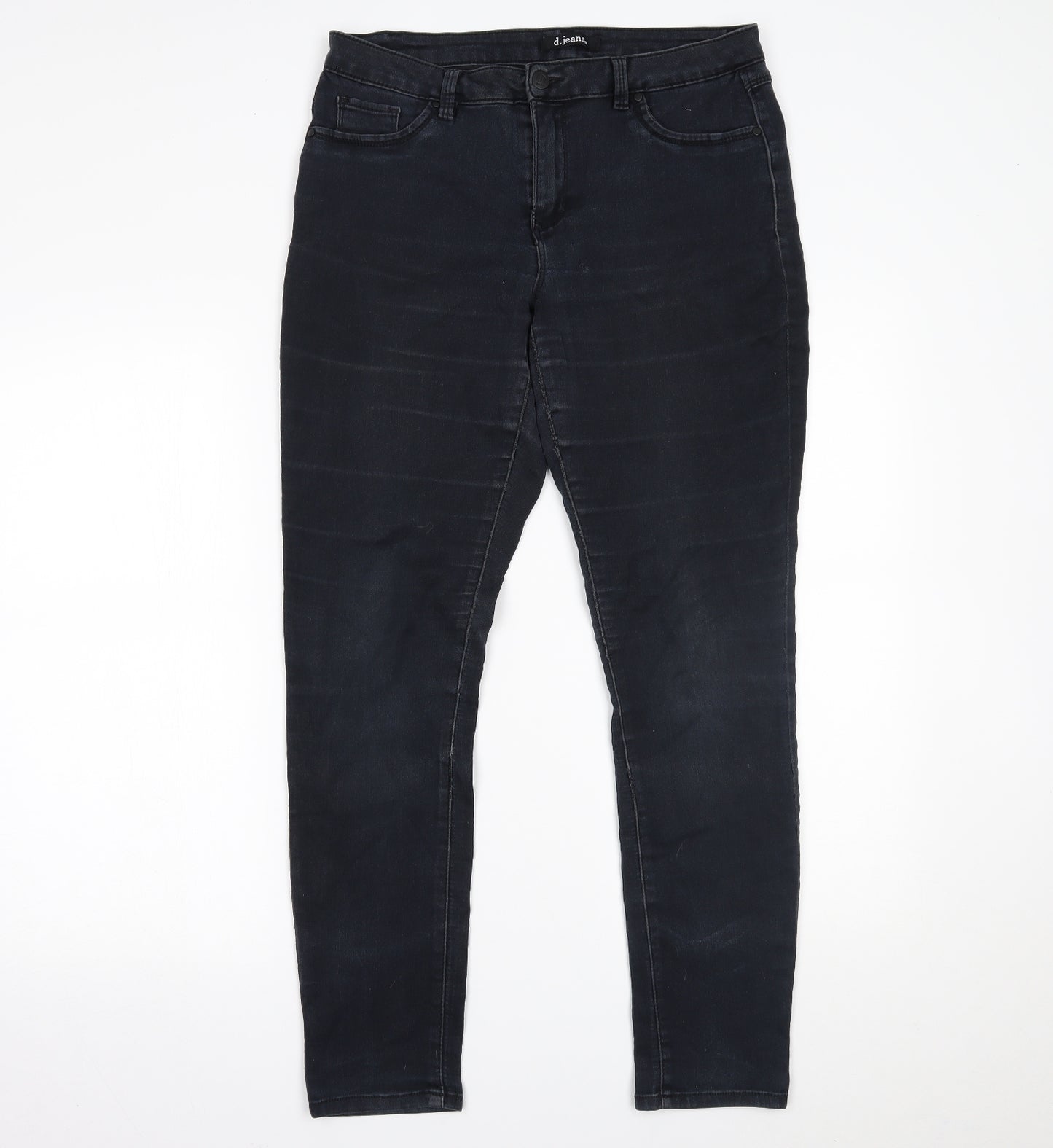 D. Jeans Womens Blue  Denim Skinny Jeans Size 12 L29 in