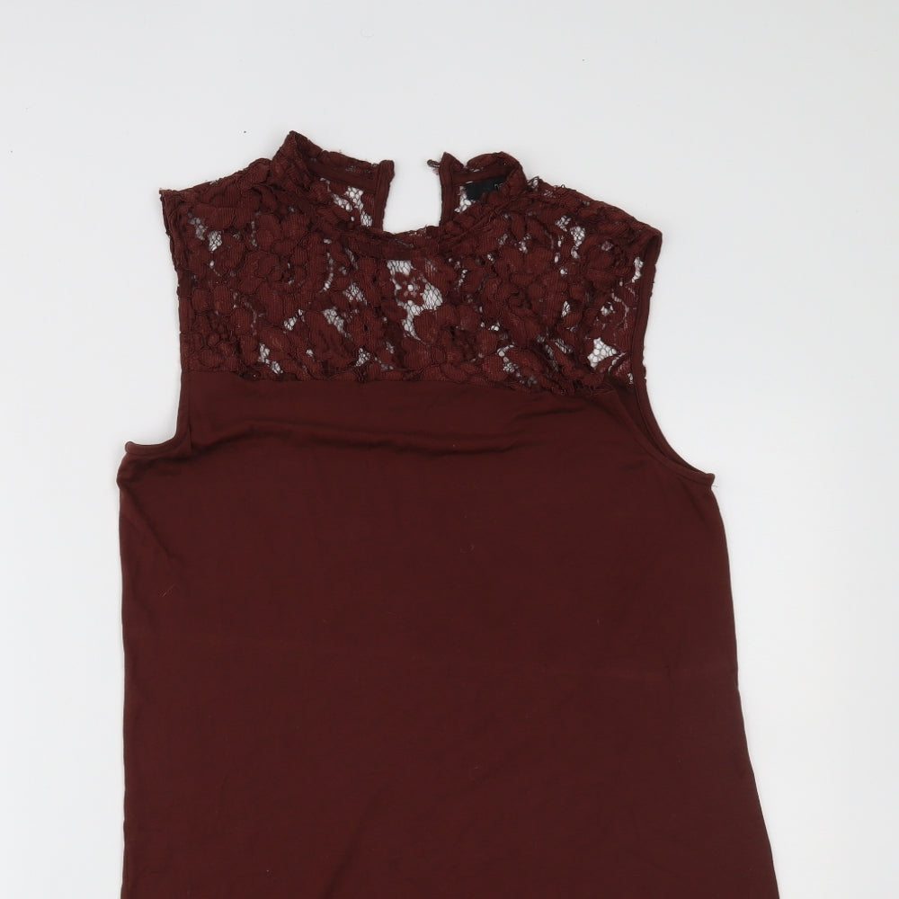 NEXT Womens Brown   Basic Tank Size 14