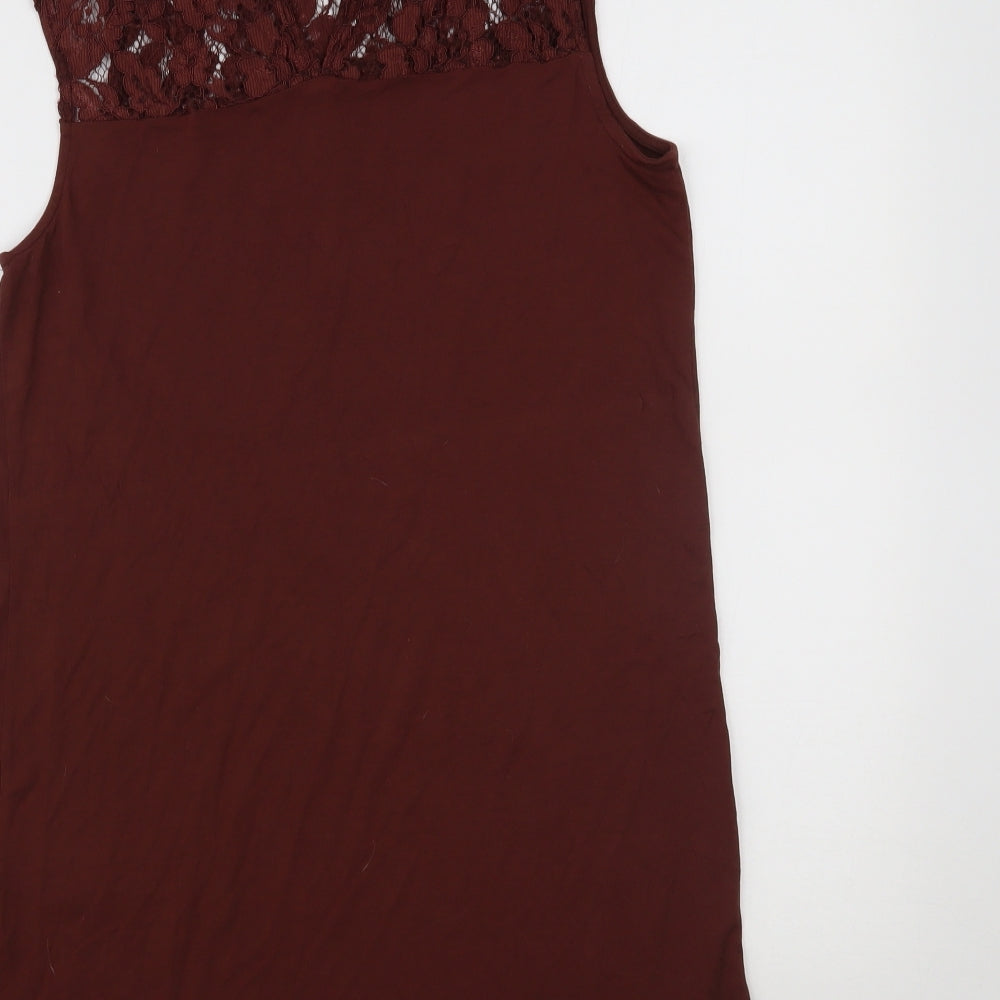 NEXT Womens Brown   Basic Tank Size 14