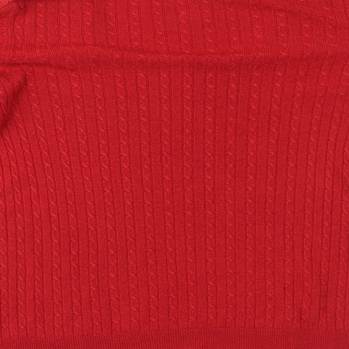 Love Knitwear Womens Red   Pullover Jumper Size 16